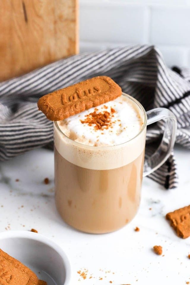 COOKIE BUTTER LATTE.