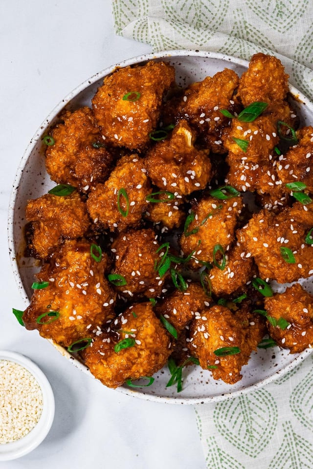 CRISPY CAULIFLOWER WINGS GF.
