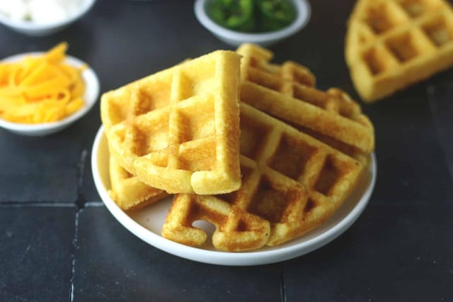 PLAIN CORNBREAD WAFFLE (GF OPTION).