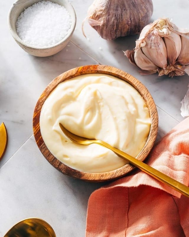 GARLIC AIOLI.