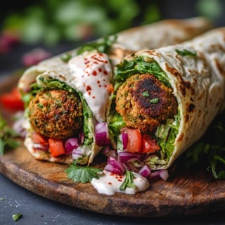 Safari Falafel Wrap