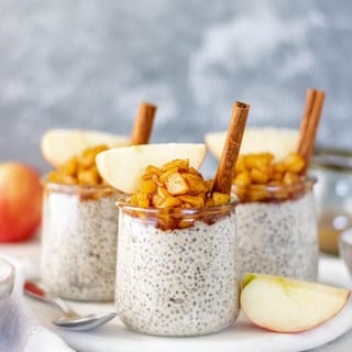 APPLE CRUMB CHAI PUDDING GF